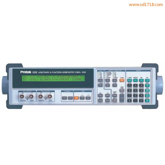 任意波函數發生器(31MHz, 雙通道)Protek 9302